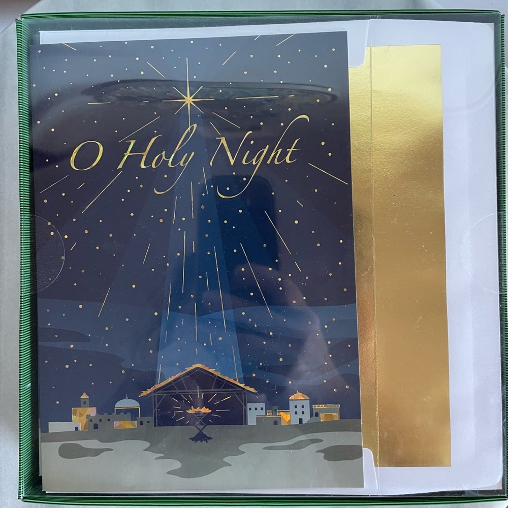 New Christmas card box of 16